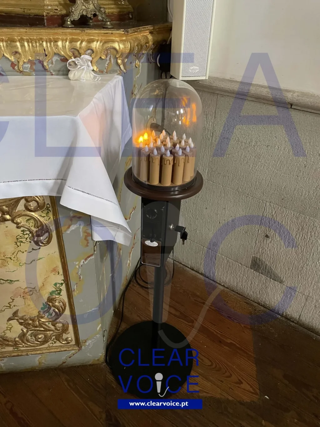 LAMPADARIO METAL 24 VELAS